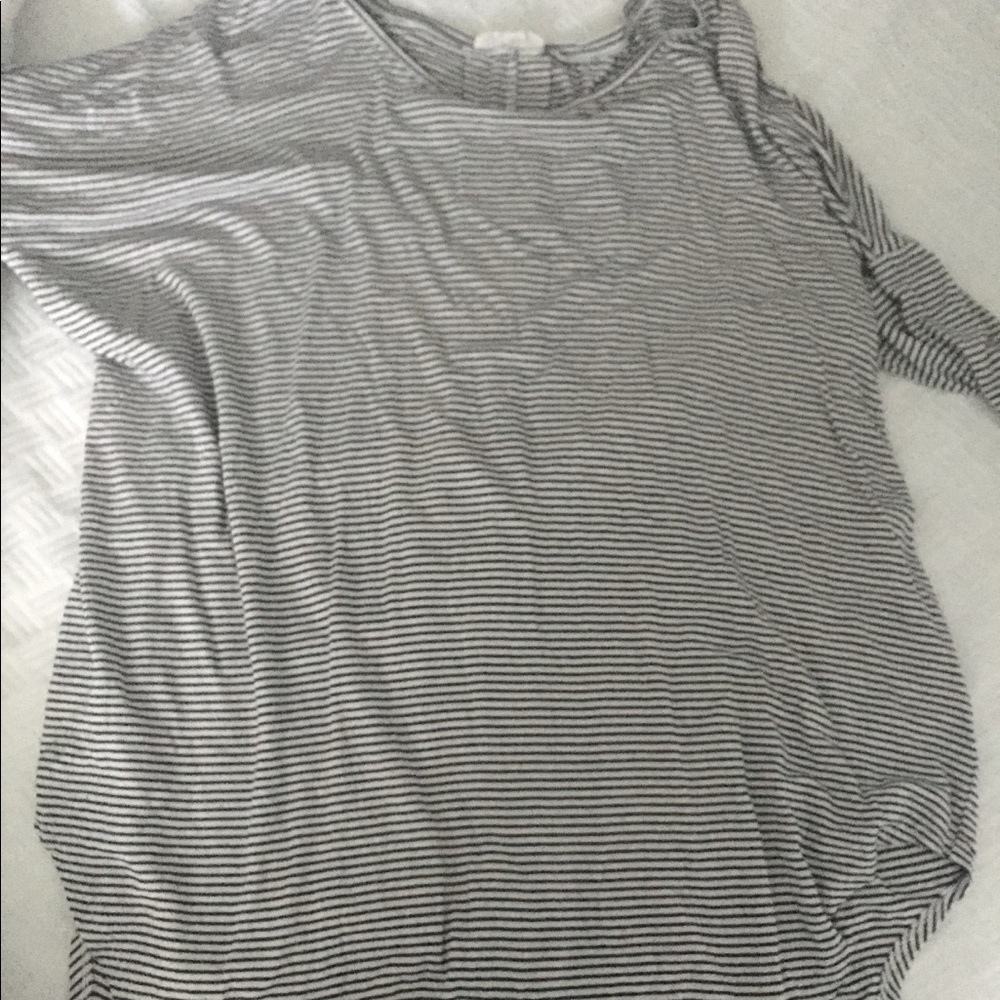 Anthropology loose striped top